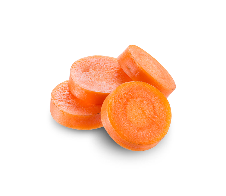 Sliced carrot